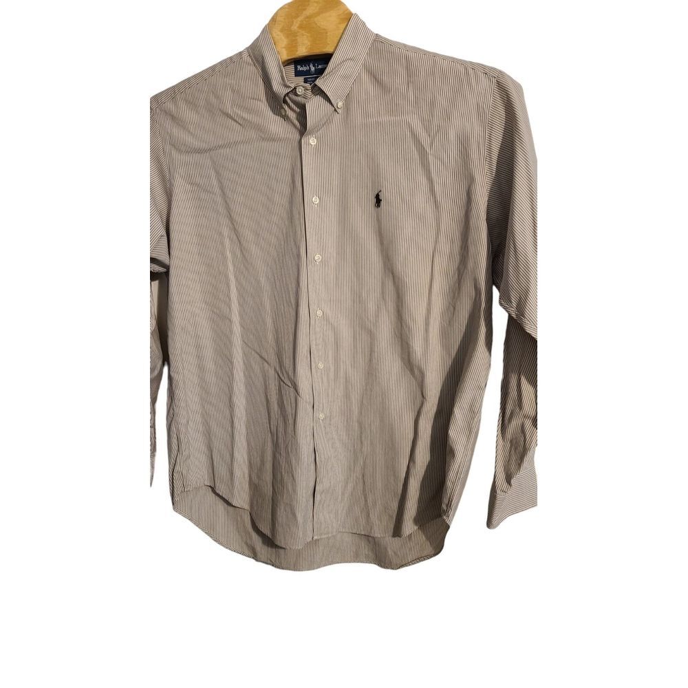 Polo Ralph Lauren Marlowe Long Sleeve Black Button‎ Down Shirt Mens XL